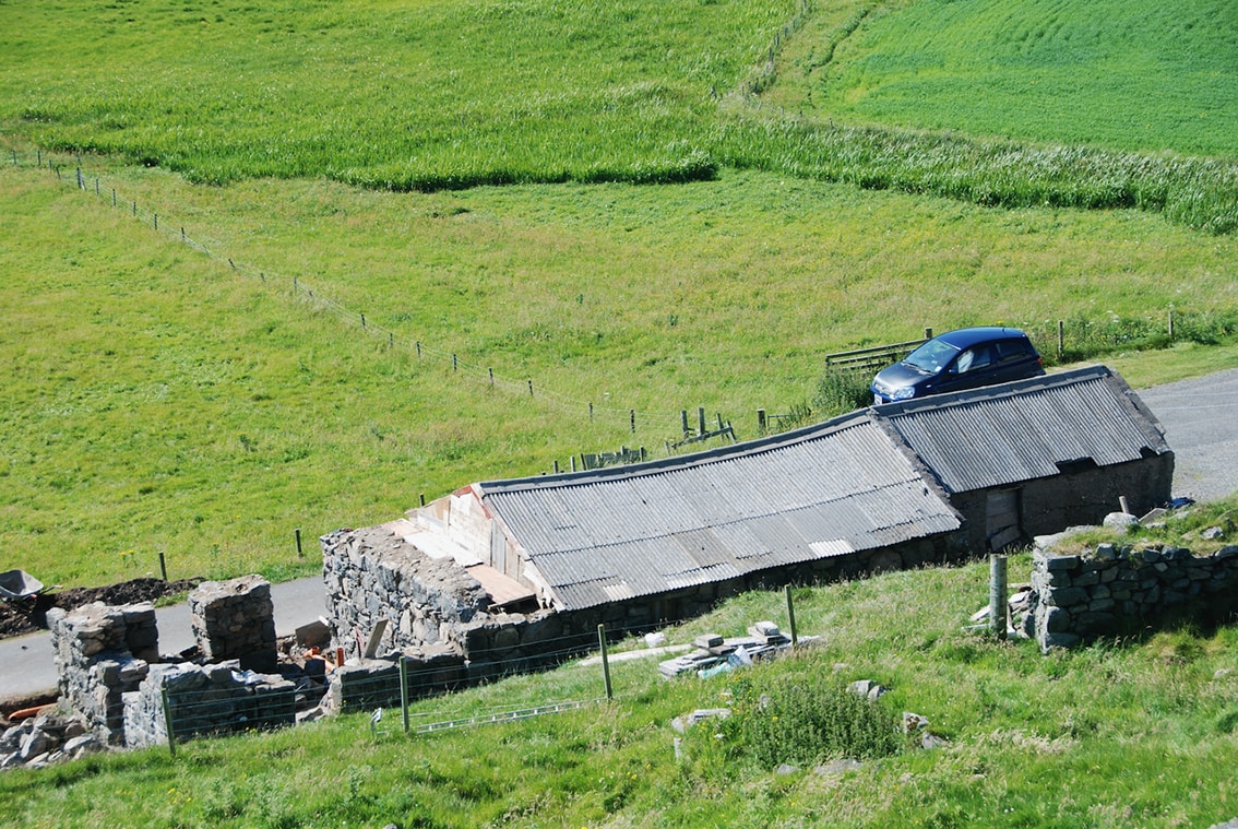 Making the Timsgarry Byre, a unique self catering accommodation set in the beautiful landscape of the Outer Hebrides of Scotland