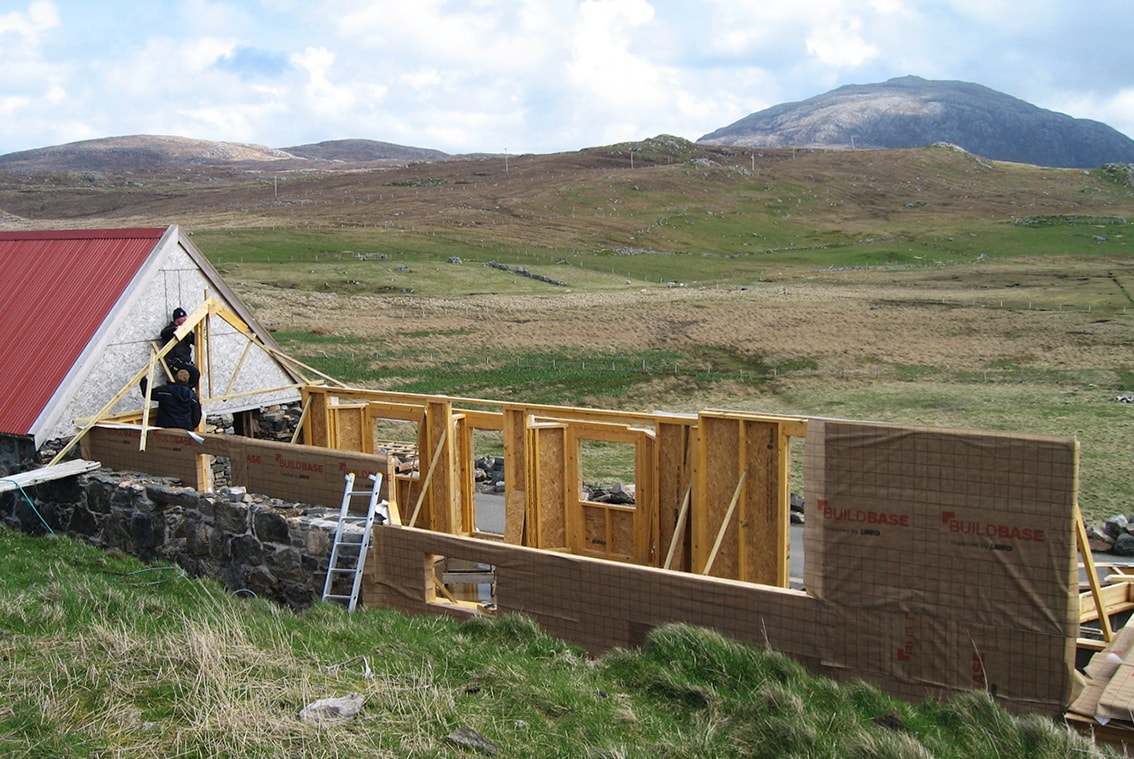 Making the Timsgarry Byre, a unique self catering accommodation set in the beautiful landscape of the Outer Hebrides of Scotland