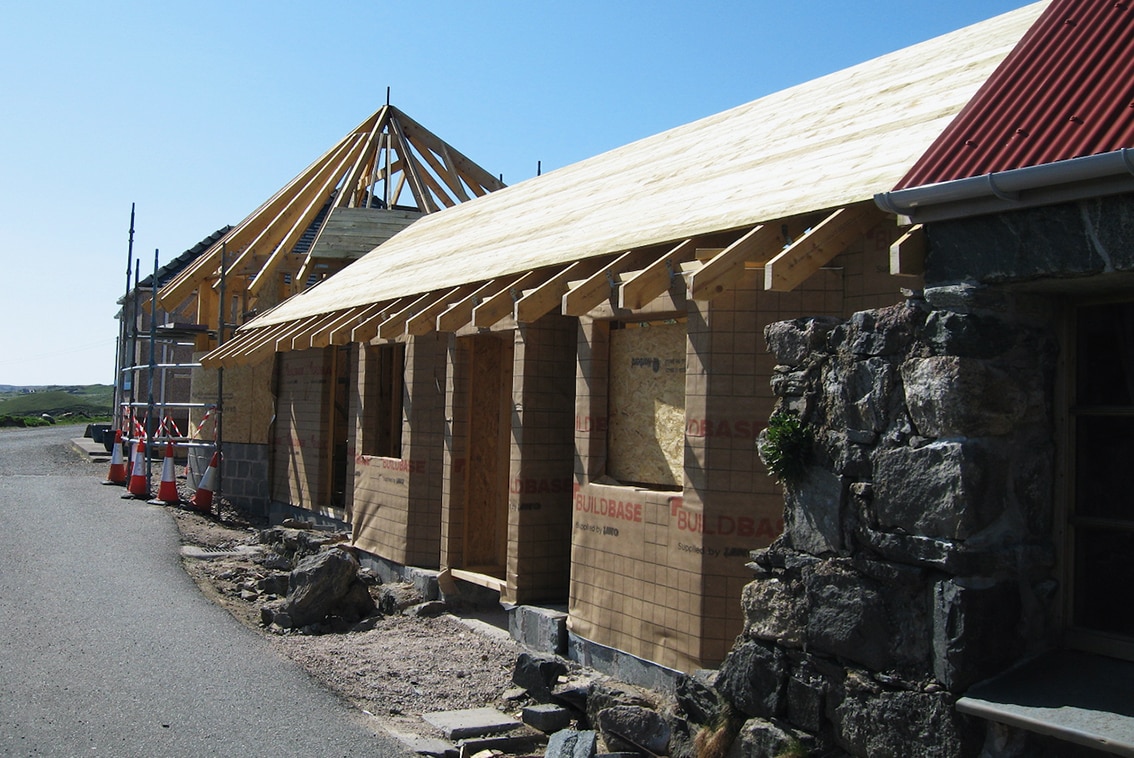 Making the Timsgarry Byre, a unique self catering accommodation set in the beautiful landscape of the Outer Hebrides of Scotland