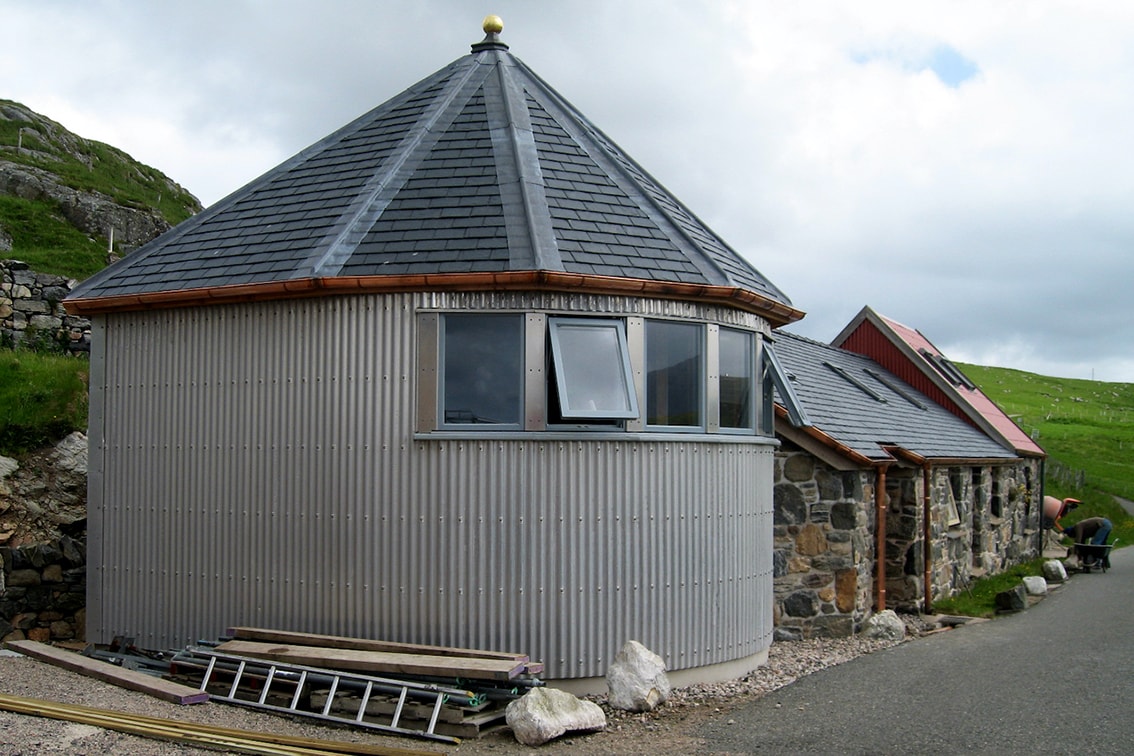 Making the Timsgarry Byre, a unique self catering accommodation set in the beautiful landscape of the Outer Hebrides of Scotland