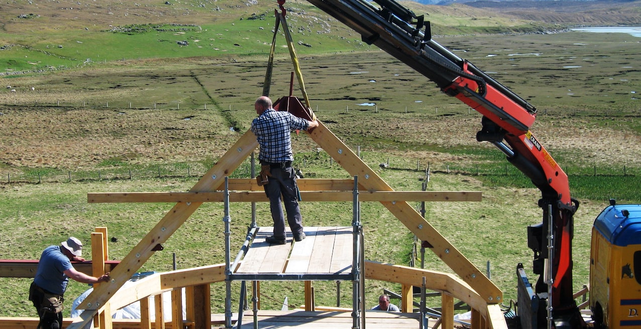 Making the Timsgarry Byre, a unique self catering accommodation set in the beautiful landscape of the Outer Hebrides of Scotland